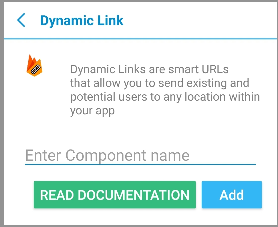 Firebase Dynamic links